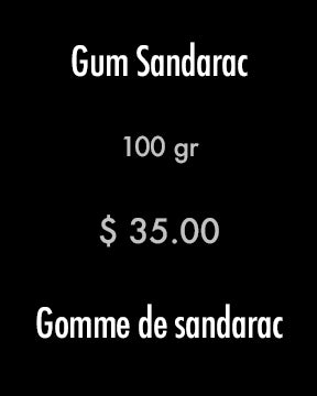 Gum Sandarac (Raw)