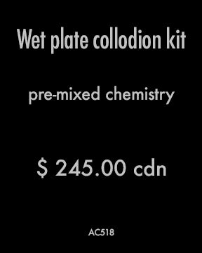 Wet plate collodion starter kit