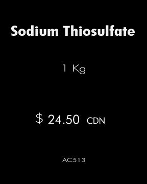 Thiosulfate de sodium (HYPO)